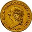 Italy 1/4 Doppia Carlo Emanuele III 1756 KM# 49 CAR EM D G REX SAR CYP ET IER 1755 coin obverse