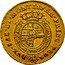 Italy 1/4 Doppia Carlo Emanuele III 1756 KM# 49 DVX SAB ET MONTISFER PRINC PED& coin reverse