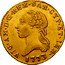 Italy 1/4 Doppia Vittorio Amedeo III 1773 KM# 75 VIC AM D G REX SAR CYP ET IER 1773 coin obverse