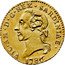 Italy 1/4 Doppia Vittorio Amedeo III. Sardinia 1786 KM# 84 VIC AM D G REX SARDINIAE 1786 coin obverse