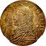 Italy 1/4 Scudo Carlo Emanuele IV 1799 KM# 102 CAROLUS EMANUEL IV 1799 coin obverse