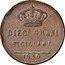 Italy 10 Grani Ferdinando II. Bourbon 1836 KM# 256 DIECI GRANI SICILIANI 1836 coin reverse