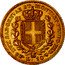 Italy 10 Lira Carlo Alberto 1839 F//P (a) KM# 136.1 DVX SAB GENVAE ET MONTISF PRINC PED &. L 10 coin reverse