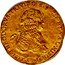 Italy 10 Zecchino Antonio Teodoro Trivulzio 1677 KM# 19 THEODORVS TRIVLVTIV S S I ET VAL MISOL PRI 1677 coin obverse