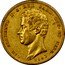 Italy 100 Lira Carlo Alberto 1840 FERRARIS//P (b) KM# 133.2 CAR ALBERTVS D G REX SARD CYP ET HIER FERRARIS 1836 coin obverse
