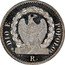 Italy 16 Baiocchi Eagle Within Wreath 1849 R KM# 26 DIO E POPULO N.C. R. coin reverse
