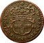 Italy 2.6 Soldo Carlo Emanuele III 1735 KM# 17 DVX SAB ET MONTISF PRINC PED 1735 coin reverse