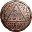 Italy 2 Baiocchi Crossed Flags 1798 KM# 6 DVE BA IOCCHI coin reverse