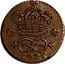 Italy 2 Denari Vittorio Amedeo II 1725 KM# 7 1725 coin reverse
