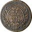 Italy 2 Grani Ferdinand I 1793 Nd-OV KM# 223 VT COMMO DIVS 1793 G 2 coin reverse