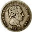 Italy 2 Lira Carlo Felice 1831 AL//P (b) KM# 122.2 CAR.FELIX D.G.REX SAR.CYP.ET HIER. 1826 coin obverse