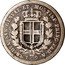 Italy 2 Lira Carlo Alberto 1833 F//P (b) KM# 135.2 DVX SAB GENVAE ET MONTISF PRINC PED &. L 2 coin reverse