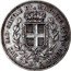 Italy 2 Lira Carlo Alberto 1844 F//P (a) KM# 135.1 DVX SAB GENVAE ET MONTISF PRINC PED & L 2 coin reverse