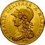 Italy 20 Francs Piedmont Republic 1802 L'AN 10 C# 5 L'ITALIE DELIVREE A MARENCO A L coin obverse