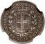 Italy 25 Centesimi Carlo Alberto 1833 F//P (b) KM# 132.2 DVX SAR GENVAE ET MONTISF PRINC PED & C 25 coin reverse