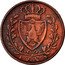 Italy 3 Centesimi Carlo Felice 1826 MV-L (a) Struck with plain edges, though one strike with trace of edge reeding is known KM# 126.1 L M V coin reverse