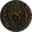 Italy 3 Picciolo Filippo V 1701 CR KM# 73 1701 3 C R TRINACRIE REX coin reverse