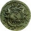 Italy 3 Picciolo Filippo V 1719 DD-AC//TS KM# 95 ET SICILIAE REX. 3 1719 coin reverse