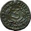 Italy 3 Picciolo Carlo VI 1720 DV-V KM# 99 3 III TRINACRIAE REX coin reverse
