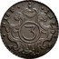 Italy 3 Picciolo Carlo 1747 FN//VB KM# 160 HISP INF 3 coin reverse