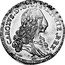Italy 4 Tari Carlo 1736 FN KM# 157 CAROLVS D G SIC ET HIE REX coin obverse