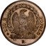 Italy 40 Baiocchi 1849 R KM# 27 Roman Republic/ Second Republic Standard Coinage DIO E POPULO N.C. R. coin reverse
