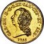 Italy 5 Doppie (Carlino) Carlo Emanuele III. Sardinia 1755 Stack's International sale 3-88 VF-XF realized $12,100. KM# 53 CAR EM D G REX SAR CYP ET IER 1755 coin obverse