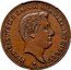 Italy 5 Grani Ferdinando II. Bourbon 1836 KM# 260 FERDINANDVS II D G REGNI SICILIARVM ET HIER REX coin obverse