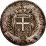 Italy 5 Lira Vittorio Emanuele I 1821 ALAVY//L (a) KM# 115 DVX SAB GENVAE ET MONTISE PRINC RED & L 5 coin reverse