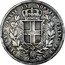 Italy 5 Lira Carlo Alberto 1832 FERRARIS//P (b) KM# 130.2 DVX SAB GENVAE ET MONTISF PRINC PED. & P L 5 coin reverse