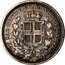 Italy 50 Centesimi Carlo Alberto 1833 F//P (a) KM# 134.1 DVX SAB GENVAE ET MONTISF PRINC PED &. C 50 coin reverse