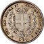 Italy 50 Centesimi Vittorio Emmanuel II 1860 F//M KM# 141.3 DVX SAB GENVAE ET MONTISE PRINC PED & C 50 coin reverse