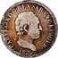 Italy 50 Centesimi Carlo Felice 1826 AL//L (a) KM# 124.1 CAR FELIX D G REX SAR CYP ET HIER 1828 coin obverse