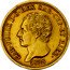 Italy 80 Lira Carlo Felice 1828 A.LAVY//L (a) KM# 123.1 CAR FELIX D G REX SAR CYP ET HIER 1825 coin obverse