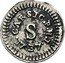 Italy Cinquina Carlo 1737 KM# 159 CAR SIC R H I 1737 coin reverse