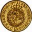 Italy Doppia Carlo Emanuele III 1758 KM# 51 DVX SAB ET MONTISFER PRINC PED & coin reverse
