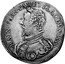 Italy Ducatone Ranuccio Farnese 1603 DAV# 4115 RAIN FARN PAR ET PLAC DVX IIII coin obverse