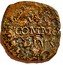 Italy Grano Carlo II 1670 DI-BV KM# 36 VT COMMO DIVS REX SICILIAE 1670 coin reverse