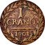 Italy Grano Ferdinando III 1801 JU-I KM# 241 1 GRANO 1801 coin reverse