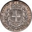 Italy Lira Carlo Alberto 1835 F//P (a) KM# 129.1 DVX SAB GENVAE ET MONTISF PRINC PED & L 1 coin reverse
