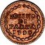 Italy Sesino Ferdinando di Borbone 1790 C# 3 SESINO DI PARMA 1784 coin reverse