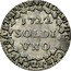 Italy Soldo Vittorio Amedeo II 1722 KM# 2 VIC AM D G ... C IE ET CY R D SA ETM FIDE 1722 SOLDI VNO coin obverse