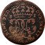 Italy Soldo Carlo Emanuele III 1749 KM# 16 DVX SAB ET MONTISF PRINC PED S I coin reverse