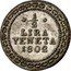 Italy 1/2 Lira Franz II 1802 A KM# 788 1/2 LIRA VENETA 1802 coin reverse