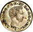 Italy 1/2 Paolo Leopoldo II 1839 C# 68 LEOP II D G P R H ET B A A M D ETR G N coin obverse