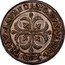 Italy 1/2 Scudo (70 Soldi; 3 Lire) Francesco Loredan ND GAC Reverse legend with retrograde N's. KM# 610 FRANC LAVREDANO DVX VENET GAC coin obverse
