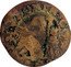 Italy 1/2 Soldo (Bezzo; 6 Bagattini) Christ Holding Book. Domenico Contarini ND KM# 296 S M V DOMIN CON 6 coin obverse