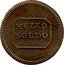 Italy 1/2 Soldo (Mezzo Soldo) Charles Louis ND (1805) C# 45 MEZZO SOLDO coin reverse