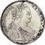 Italy 1/2 Tallero (Mezzo Tallero) Allegorical Female Bust of Republic 1780 KM# 729 RESPUBLICA VENETA coin reverse