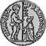 Italy 1/2 Zecchino Christ in Beaded Ellipse. Francesco Corner 1656 KM# 253 FRANC CORN S M VENE DVX coin obverse